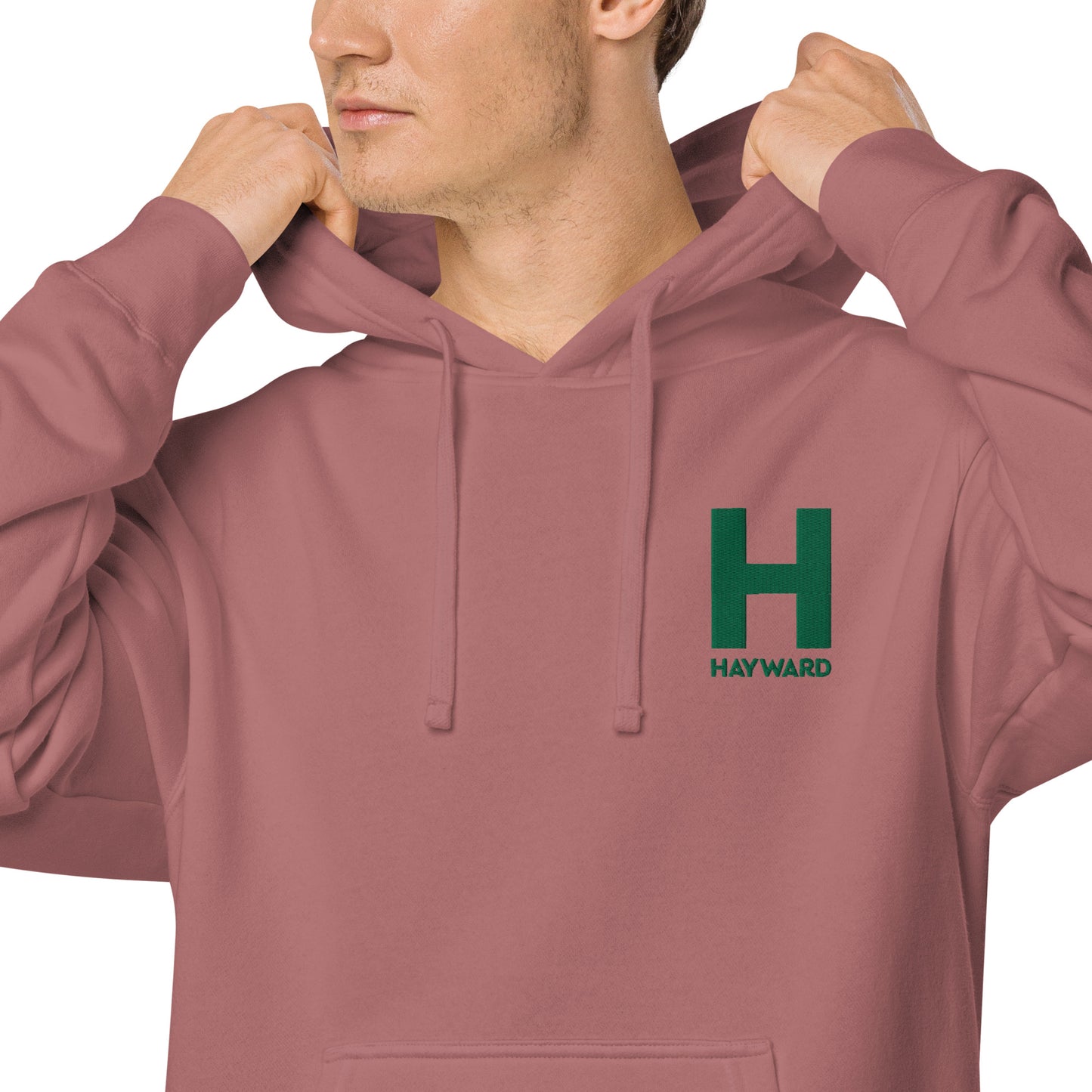 Unisex pigment-dyed hoodie