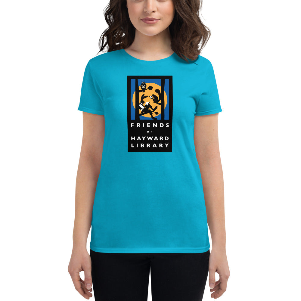 Friends of the Library Fitted Short Sleeve t-shirt