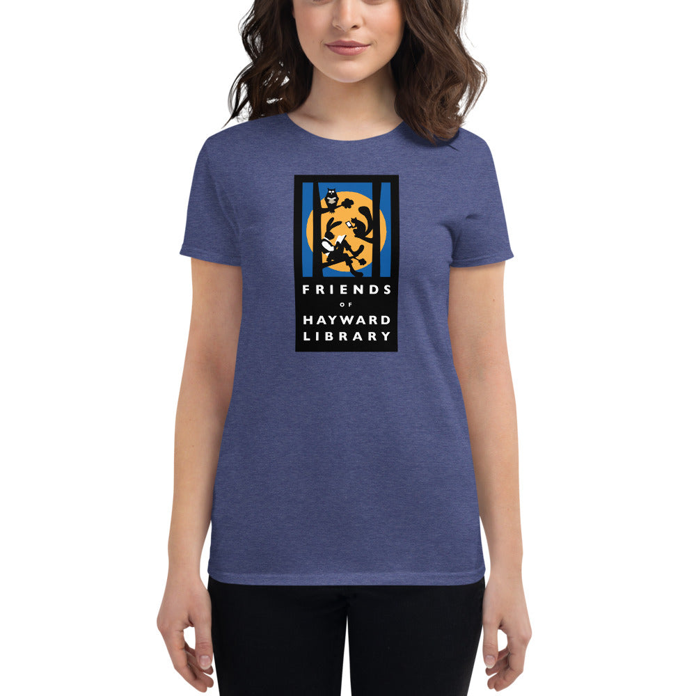 Friends of the Library Fitted Short Sleeve t-shirt