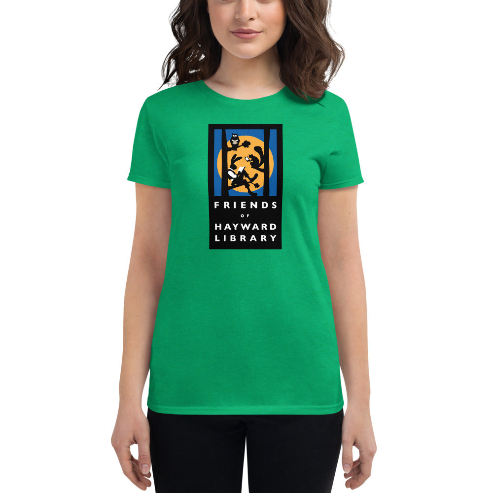 Friends of the Library Fitted Short Sleeve t-shirt