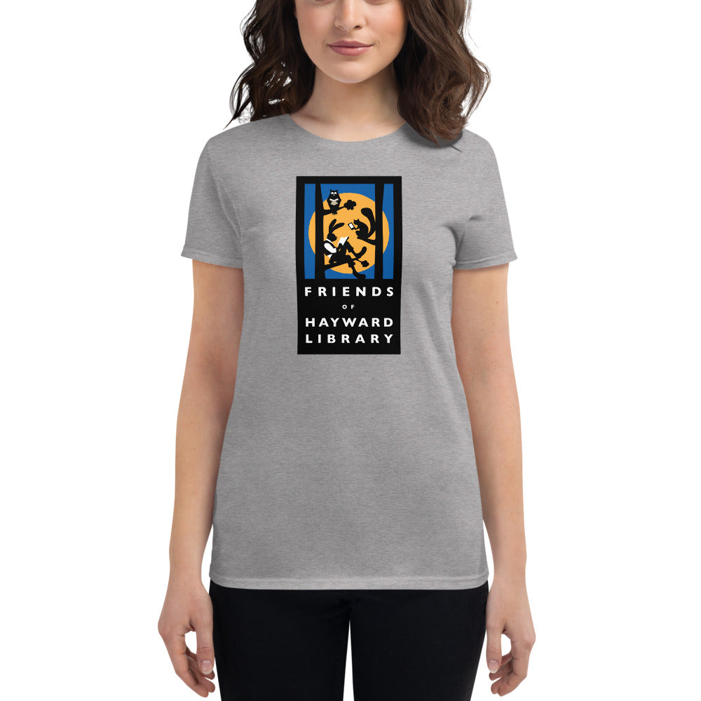 Friends of the Library Fitted Short Sleeve t-shirt