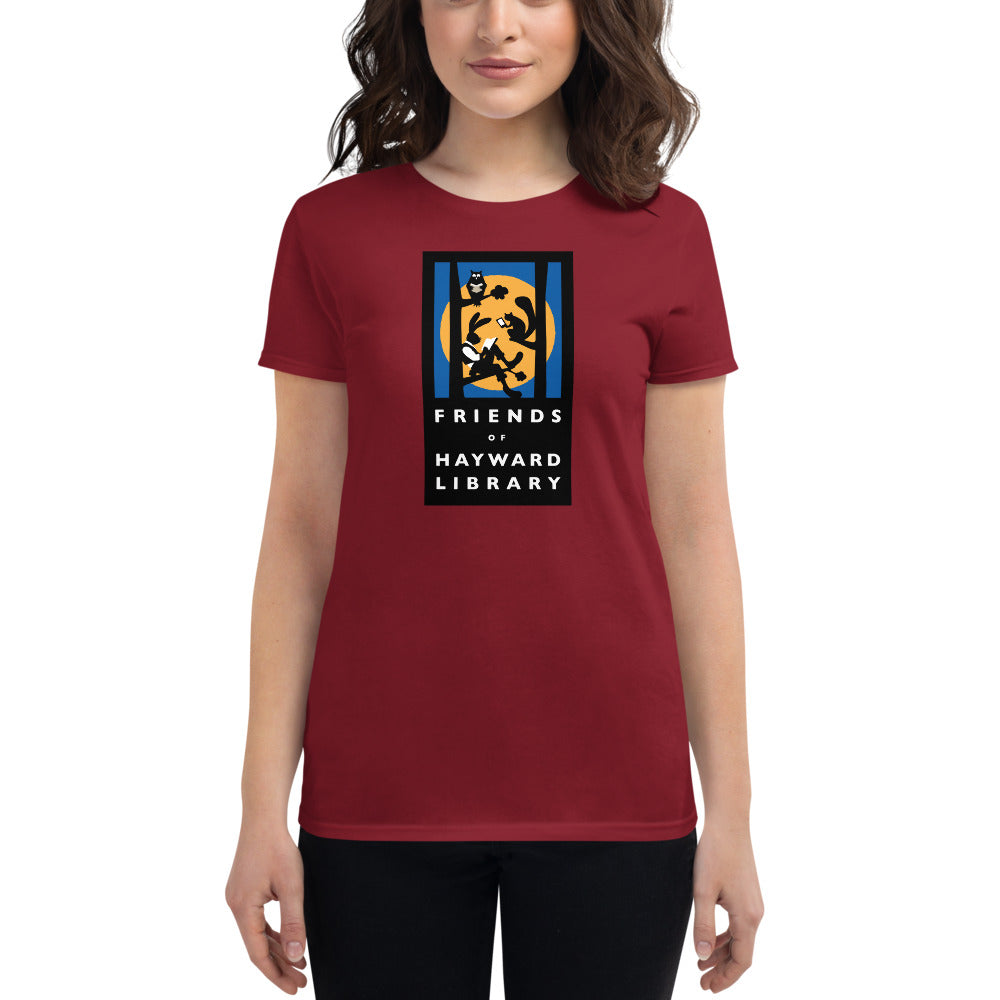 Friends of the Library Fitted Short Sleeve t-shirt