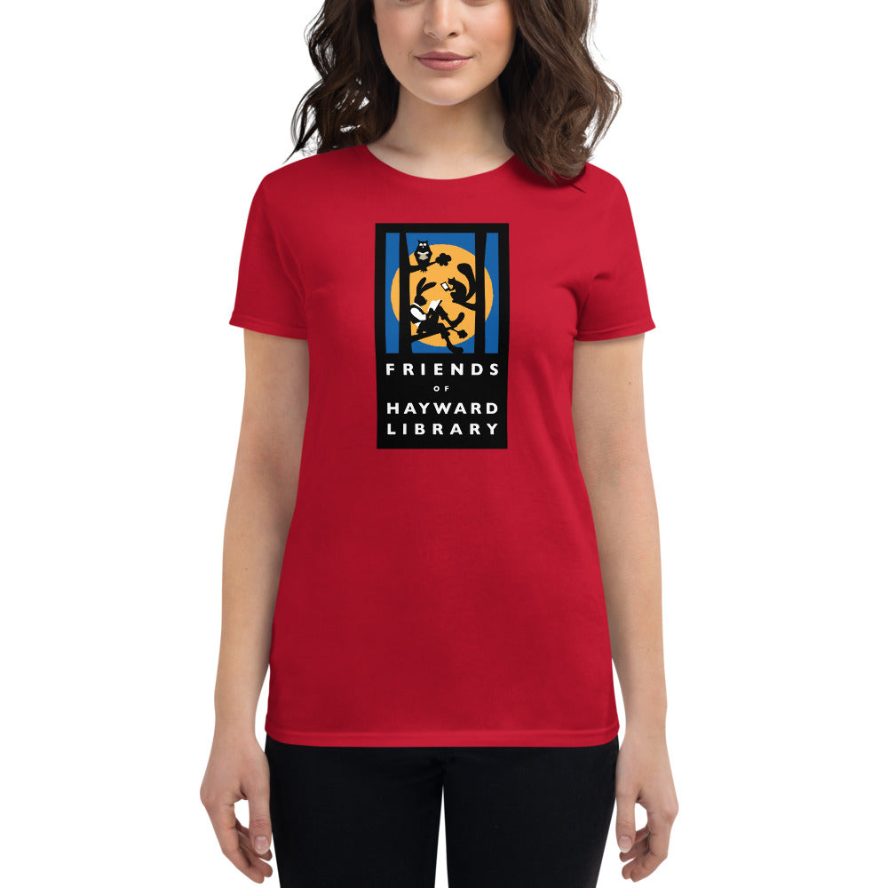 Friends of the Library Fitted Short Sleeve t-shirt