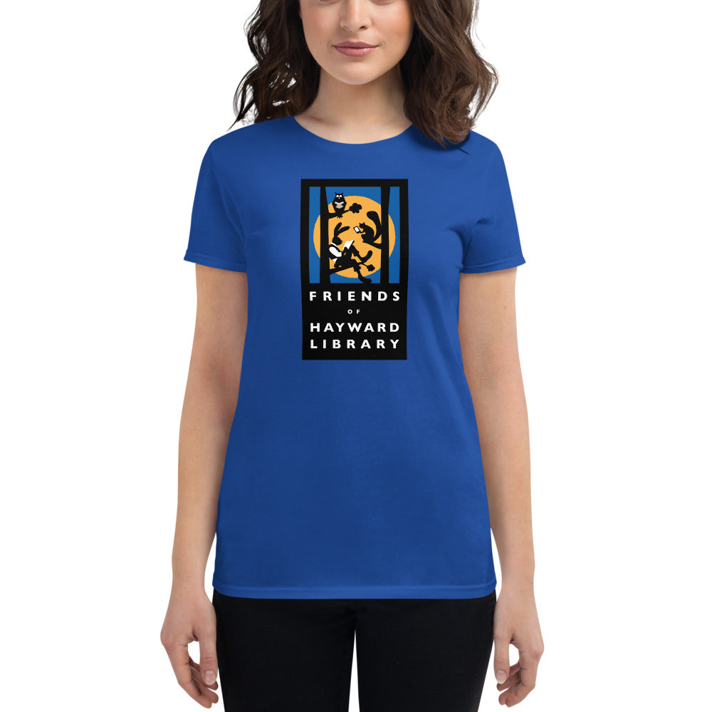 Friends of the Library Fitted Short Sleeve t-shirt