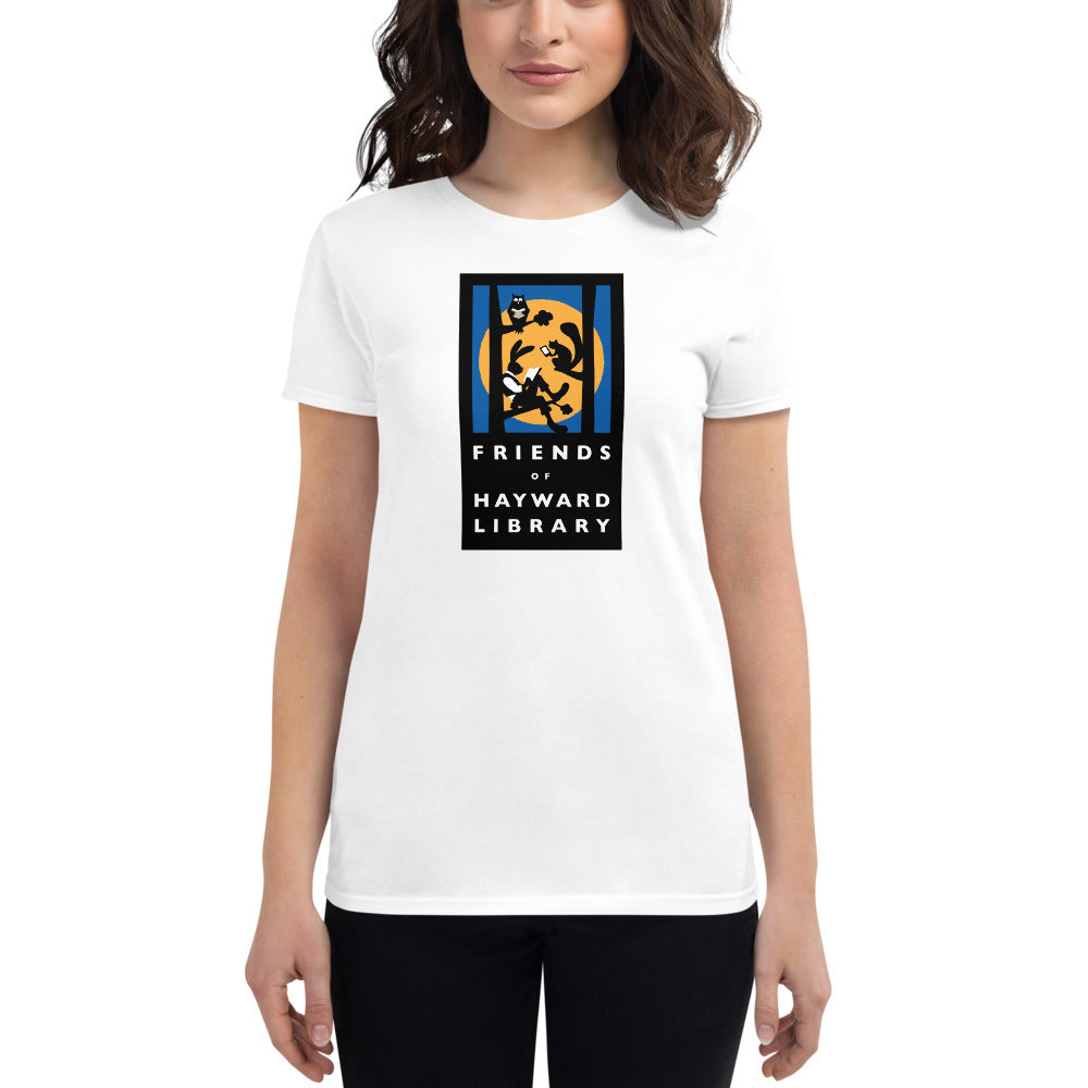 Friends of the Library Fitted Short Sleeve t-shirt