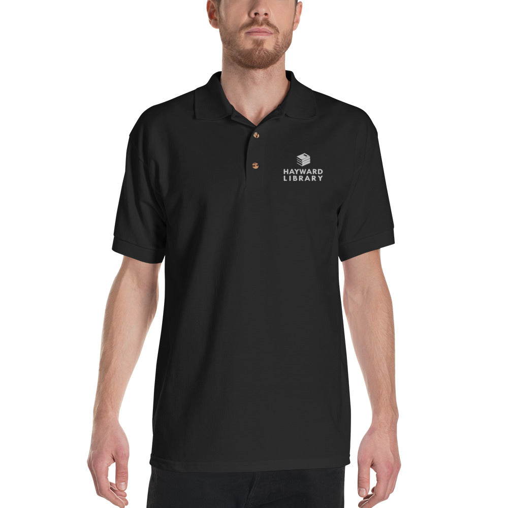 Hayward Library Embroidered Polo Shirt