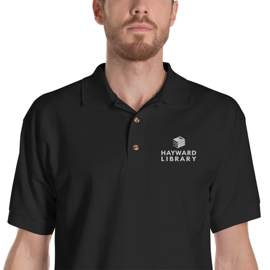 Hayward Library Embroidered Polo Shirt