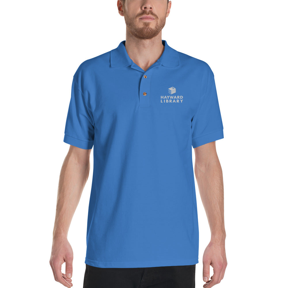 Hayward Library Embroidered Polo Shirt