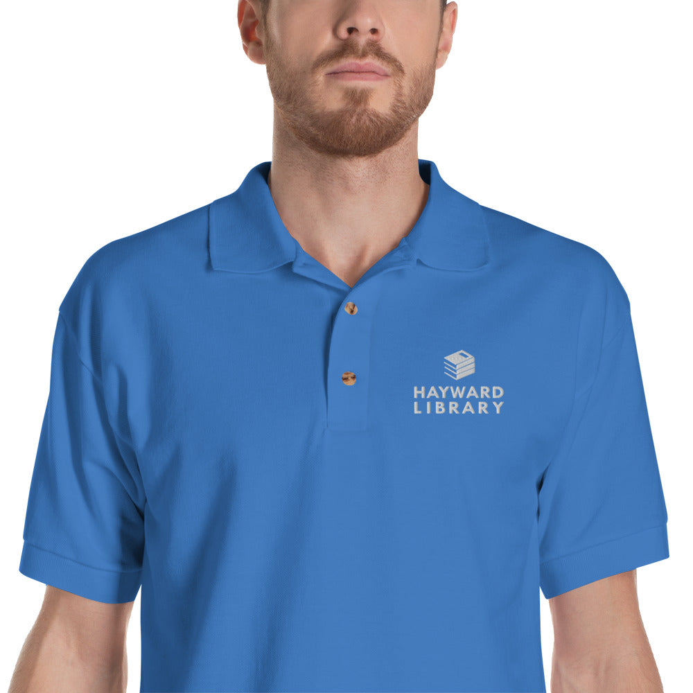 Hayward Library Embroidered Polo Shirt